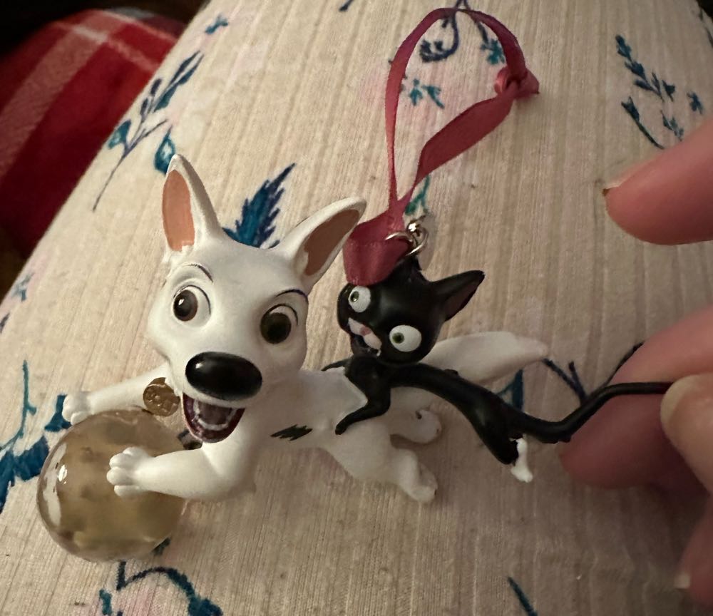 Disney Parks Bolt Resin Christmas Ornament  ornament collectible - Main Image 3