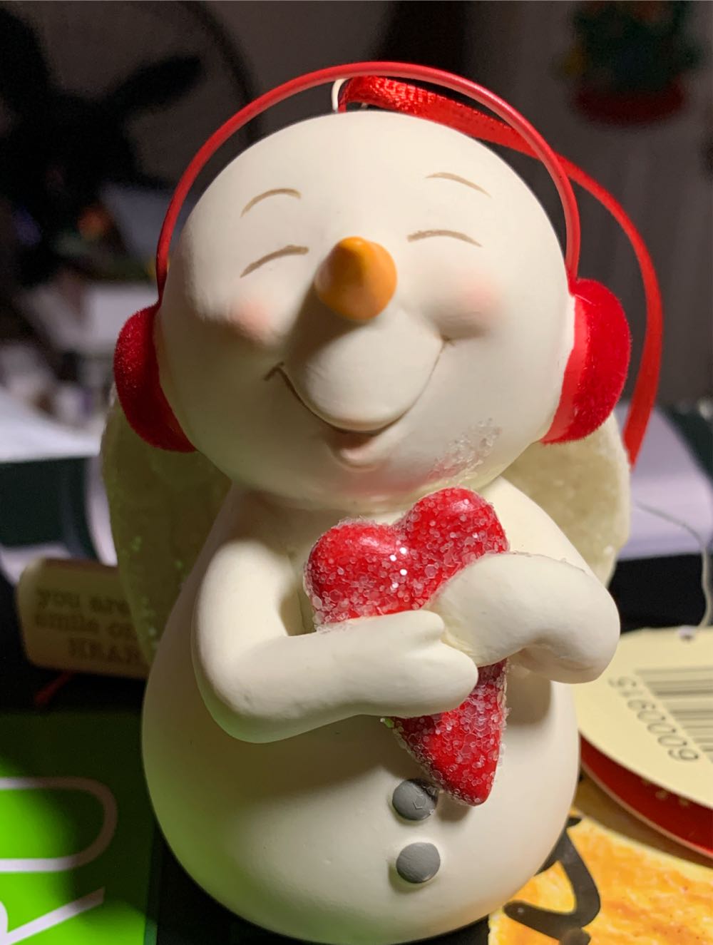 You Are The Smile On My Heart - Snowpinions (Snowmen) ornament collectible - Main Image 1