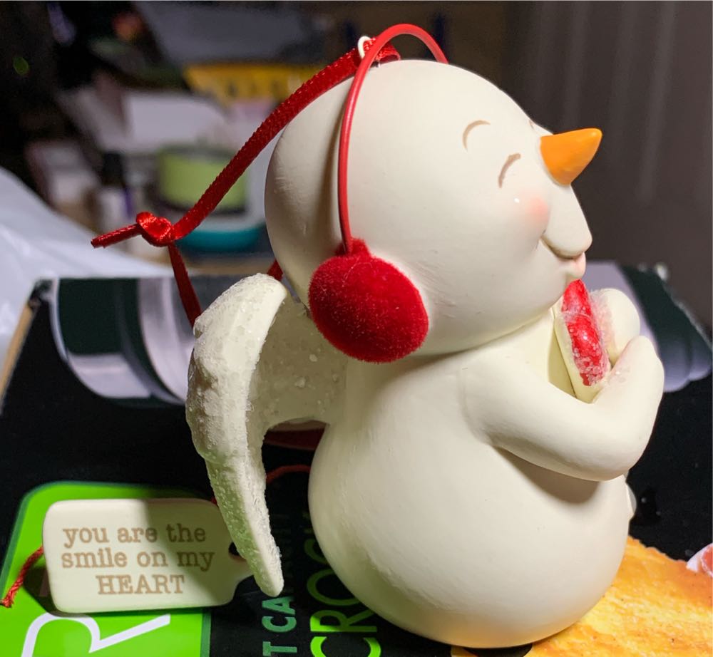 You Are The Smile On My Heart - Snowpinions (Snowmen) ornament collectible - Main Image 2