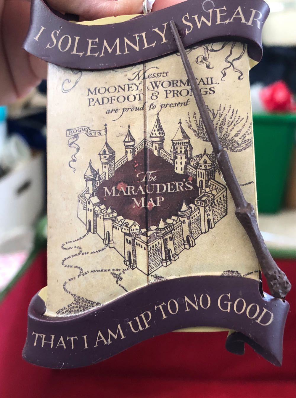 Wreath - Lighted With House & Tree Decor