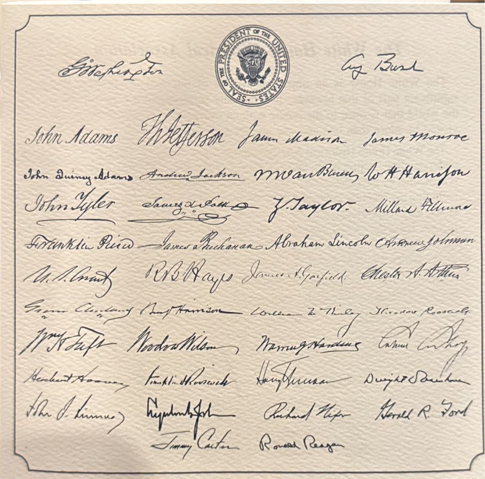 White House Christmas Ornament 1989 - White House Christmas Ornament (US Presidents) ornament collectible - Main Image 2