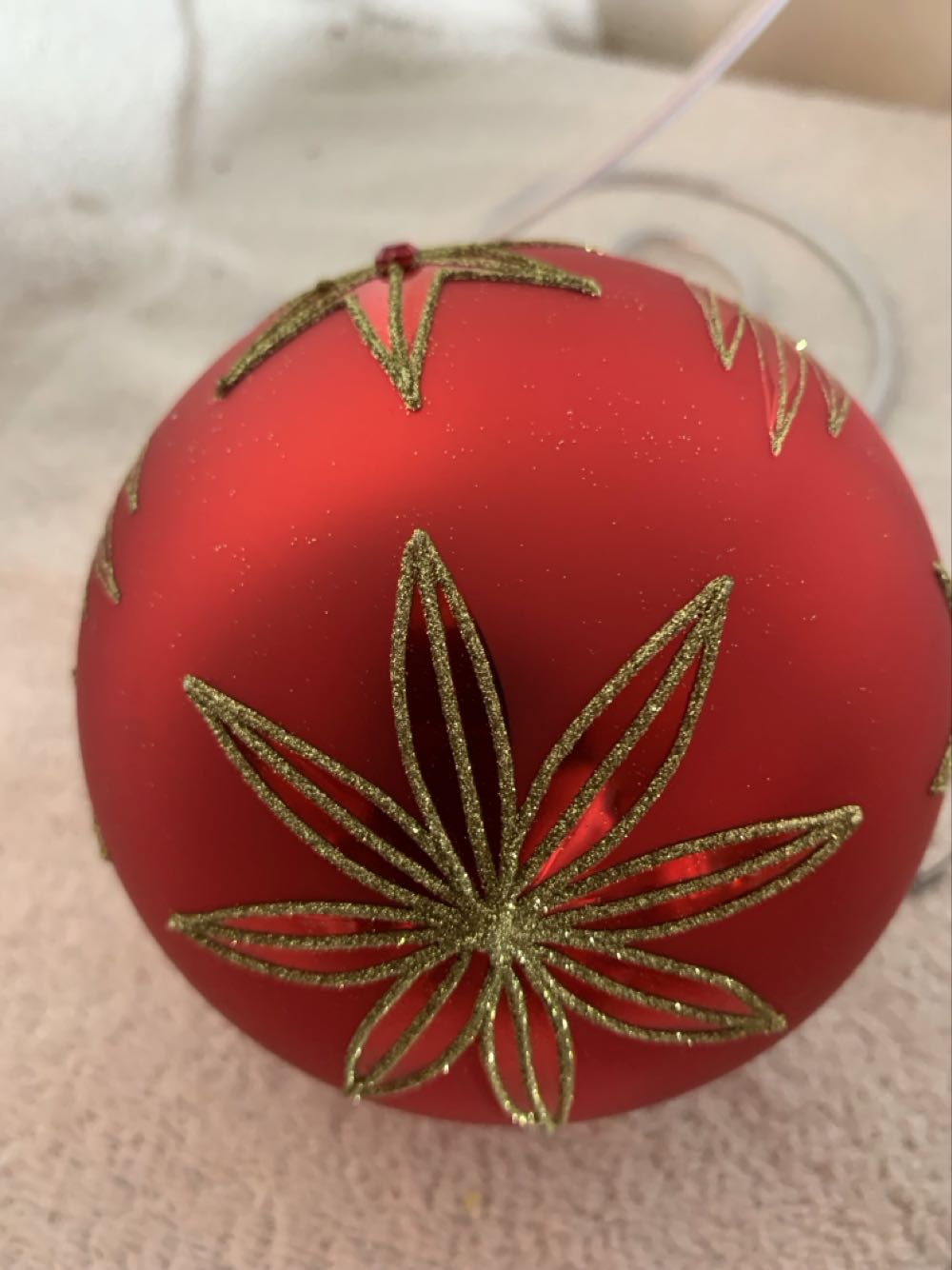 Ashbourne, Red Velvet Ball - Holiday Heirlooms (Christmas Tree Ornament) ornament collectible - Main Image 4