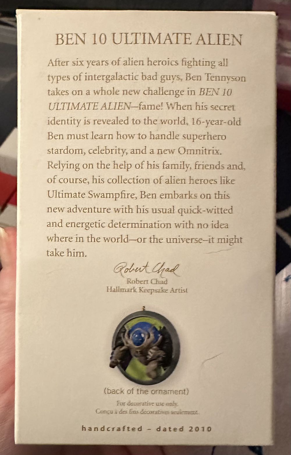 Ben 10 Ultimate Alien Cartoon Network Hallmark Keepsake Ornament Qxi2353  ornament collectible [Barcode 795902164164] - Main Image 2