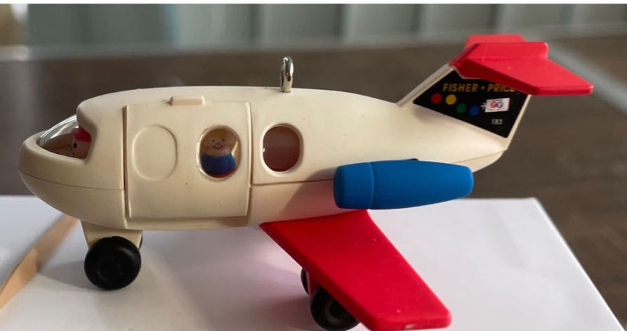 Fisher Price Play Family Jet  ornament collectible - Main Image 2