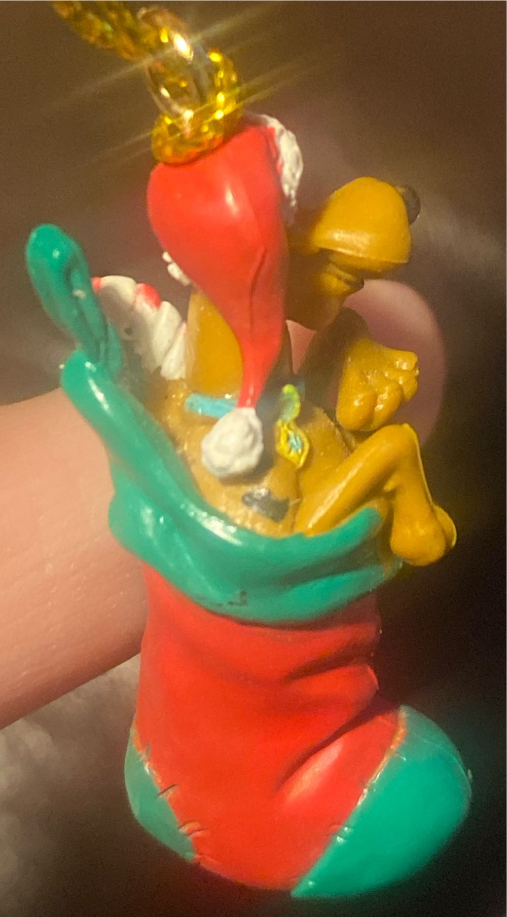 Scooby Doo In Stocking Miniature Ornament - Scooby Doo (Scooby Doo) ornament collectible - Main Image 2