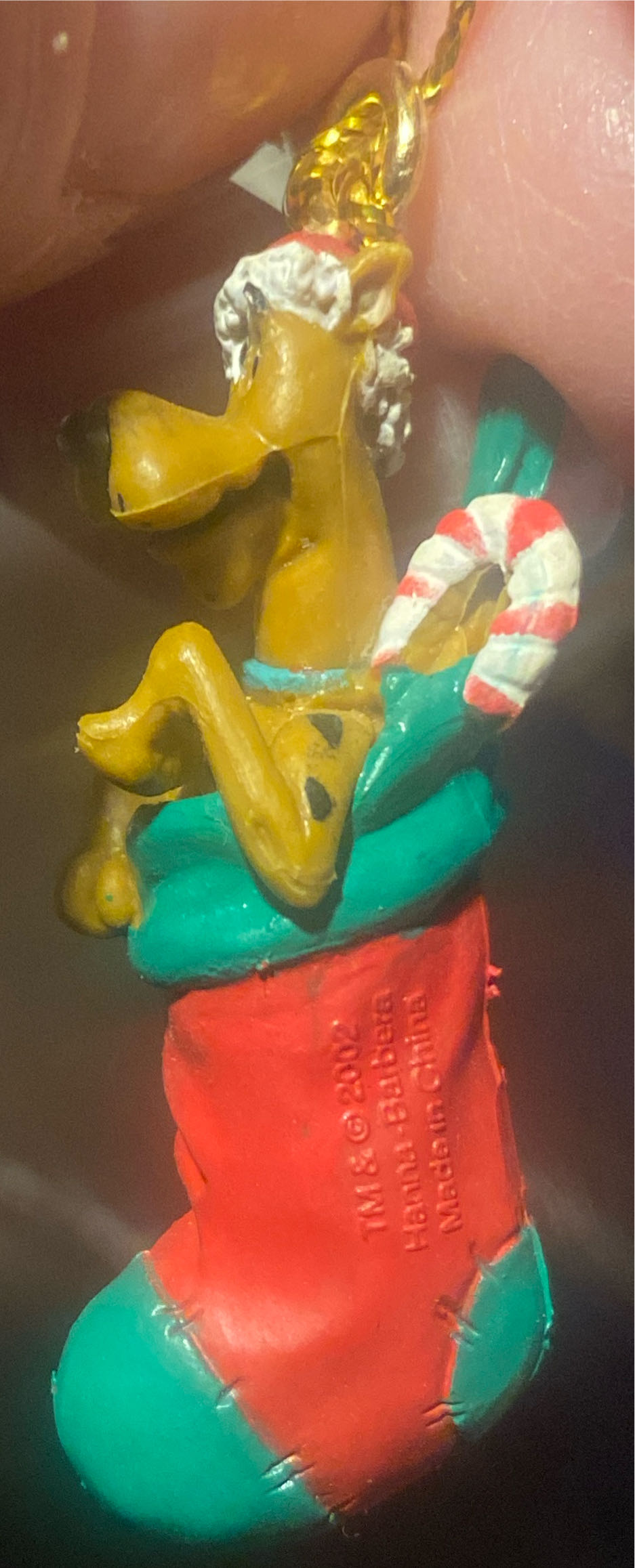 Scooby Doo In Stocking Miniature Ornament - Scooby Doo (Scooby Doo) ornament collectible - Main Image 4