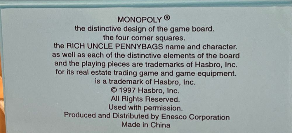 Monopoly Man With Game Board - Monopoly ornament collectible [Barcode 045544454902] - Main Image 3