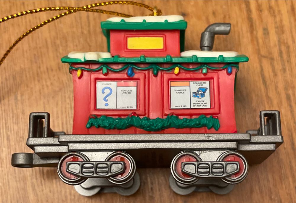 Monopoly Train Car Caboose - Monopoly ornament collectible [Barcode 014397013772] - Main Image 3