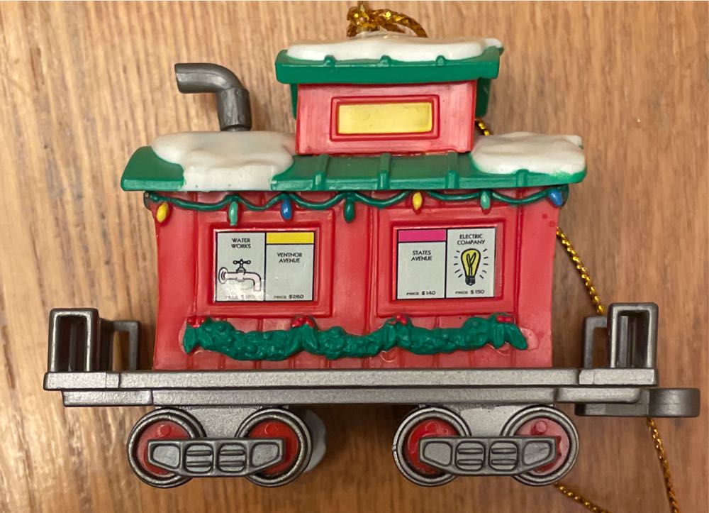 Monopoly Train Car Caboose - Monopoly ornament collectible [Barcode 014397013772] - Main Image 4
