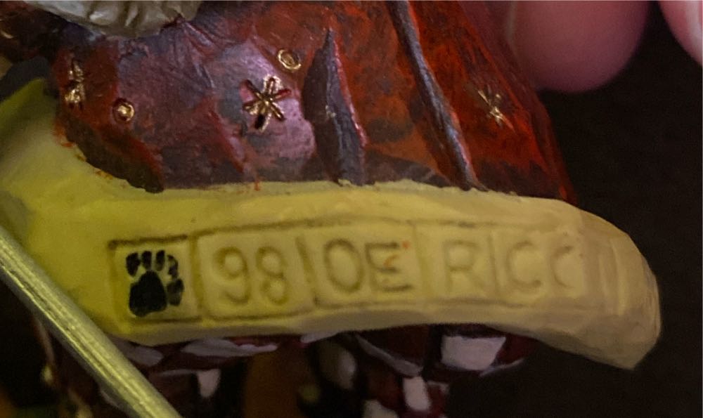 SANTA...AS QUICK AS A FLASH-BOYDS BEARS RESIN CARVERS CHOICE ORNAMENT #370204 - Carver’s Choice - Santa (Boyds Bears) ornament collectible - Main Image 3