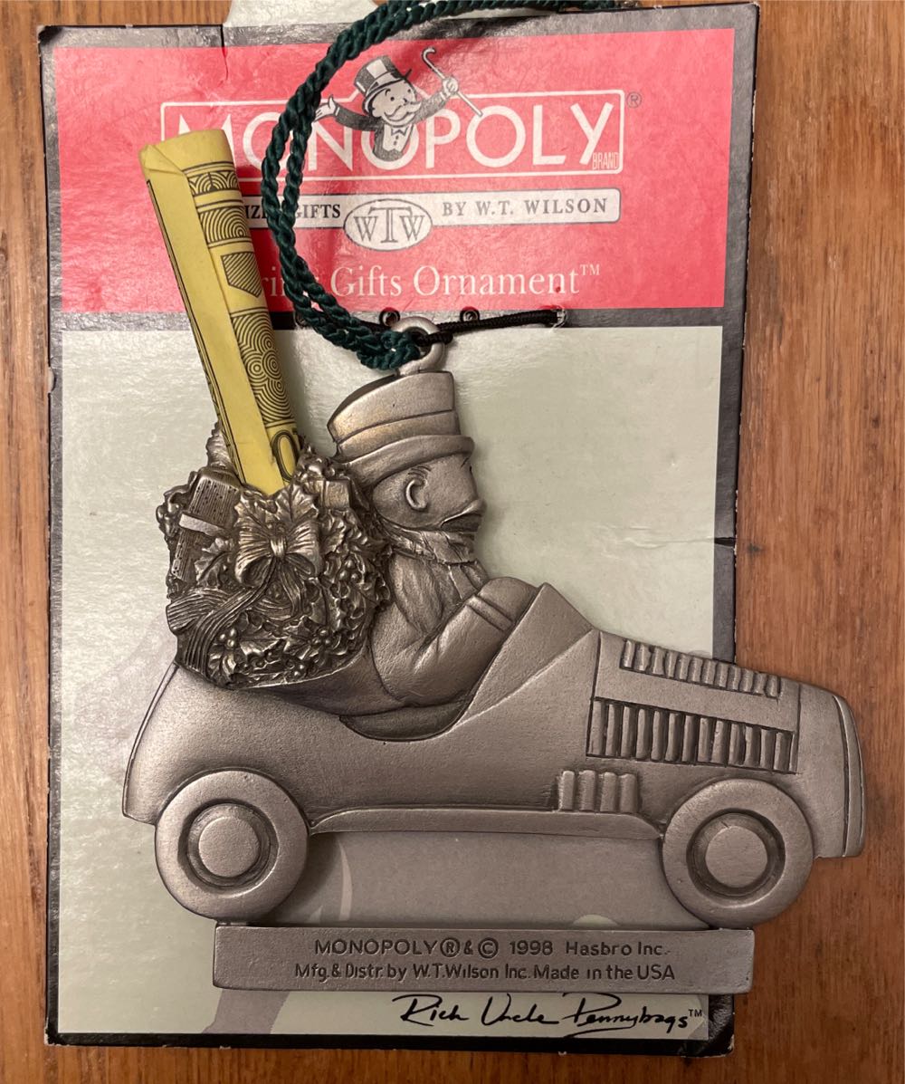 Monopoly WT Wilson Pewter Car Ornament  (Monopoly) ornament collectible - Main Image 2