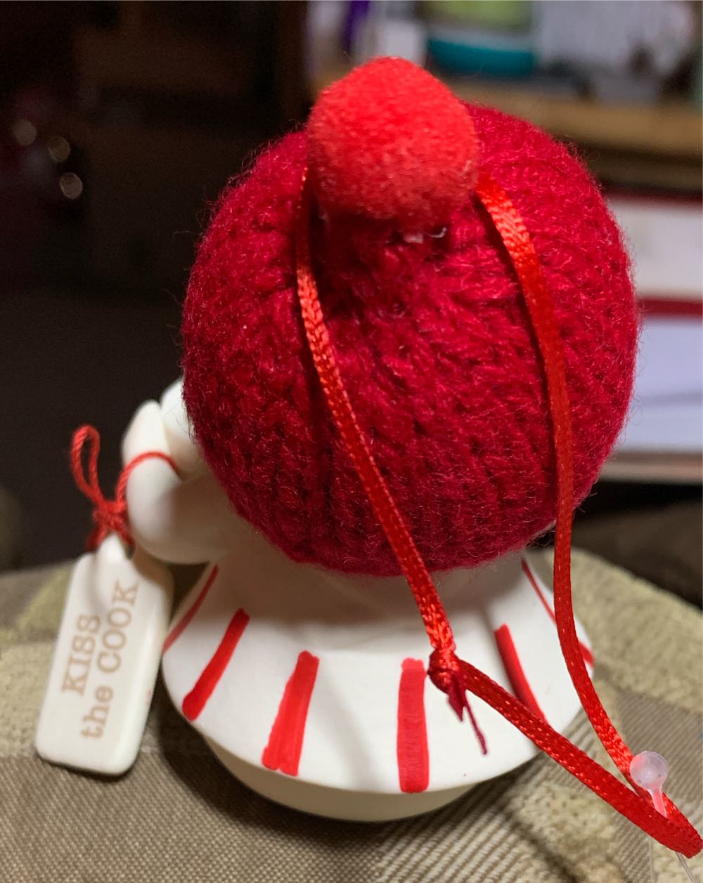 Kiss The Cook - Snowpinions (Snowmen) ornament collectible - Main Image 3