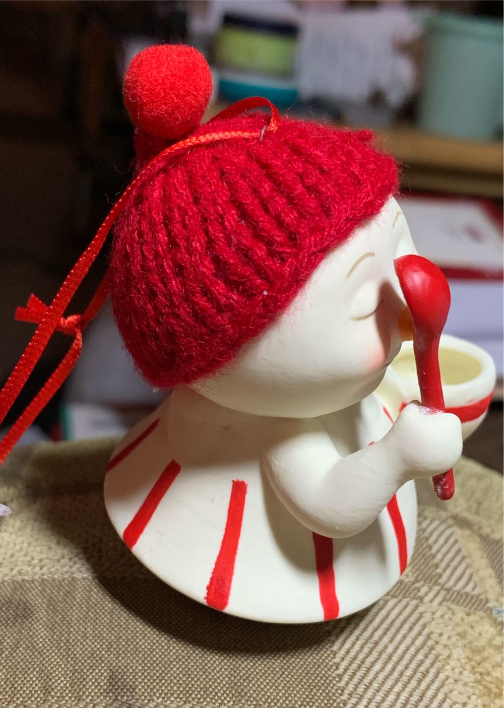 Kiss The Cook - Snowpinions (Snowmen) ornament collectible - Main Image 4