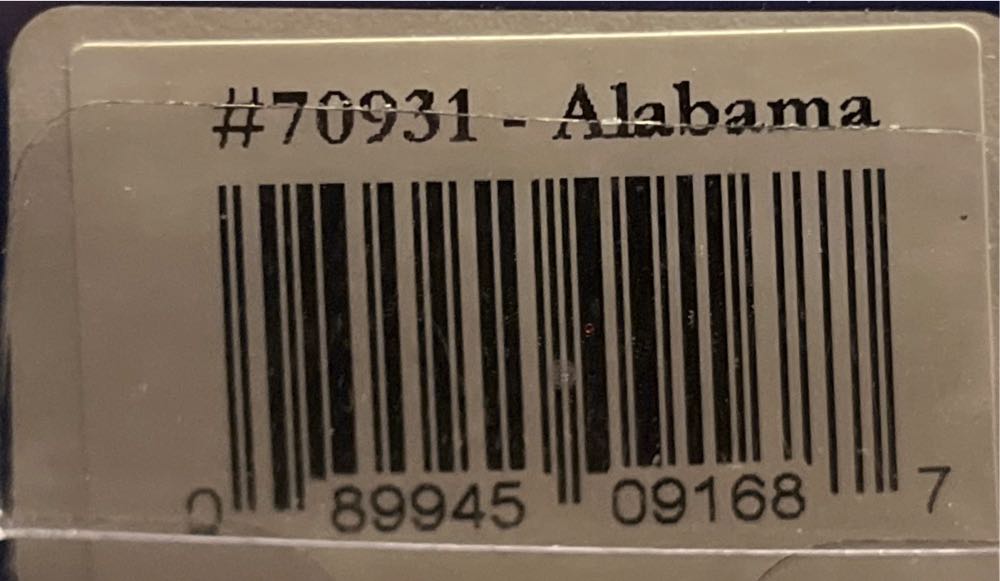 State Snowmen Alabama  ornament collectible [Barcode 089945091687] - Main Image 2