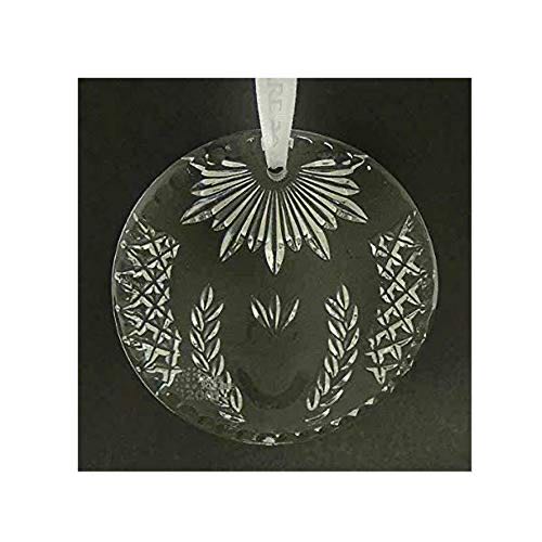 Waterford Times Square Hope For Abundance Disc Ornament Crystal Made In Ireland Retired  ornament collectible [Barcode 024258301627] - Main Image 1