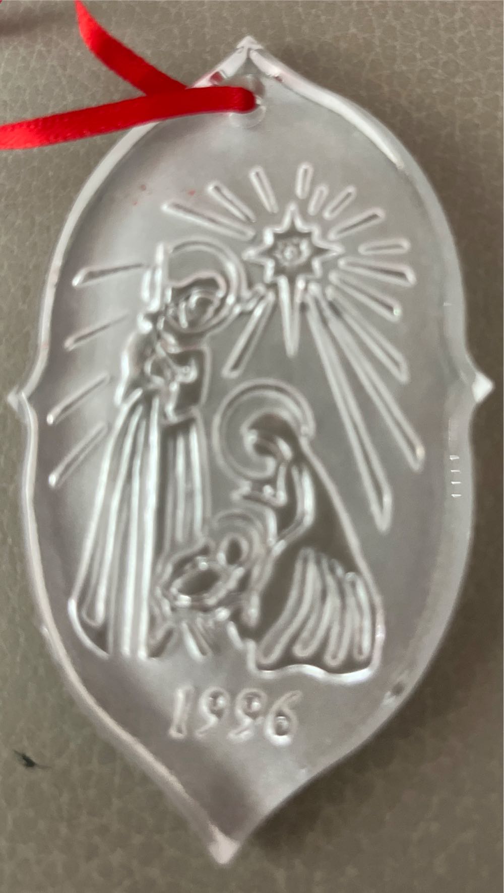 Baby’s First Christmas Satin Rocking Horse Ornament-Matt