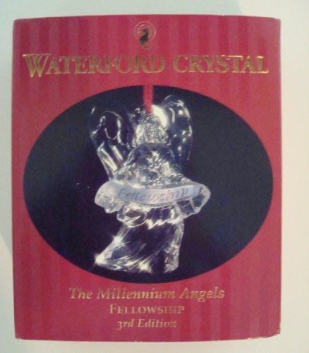 Waterford Millennium Angel Ornament Fellowship 3rd Edition - Millenium Angel ornament collectible [Barcode 024258280618] - Main Image 1
