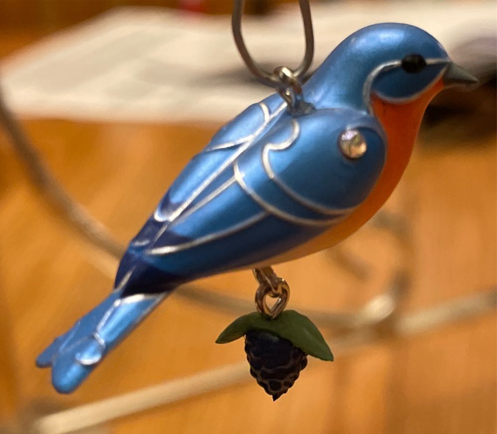 Eastern Bluebird Miniature - Mini Beauty of Birds (Birds) ornament collectible - Main Image 3
