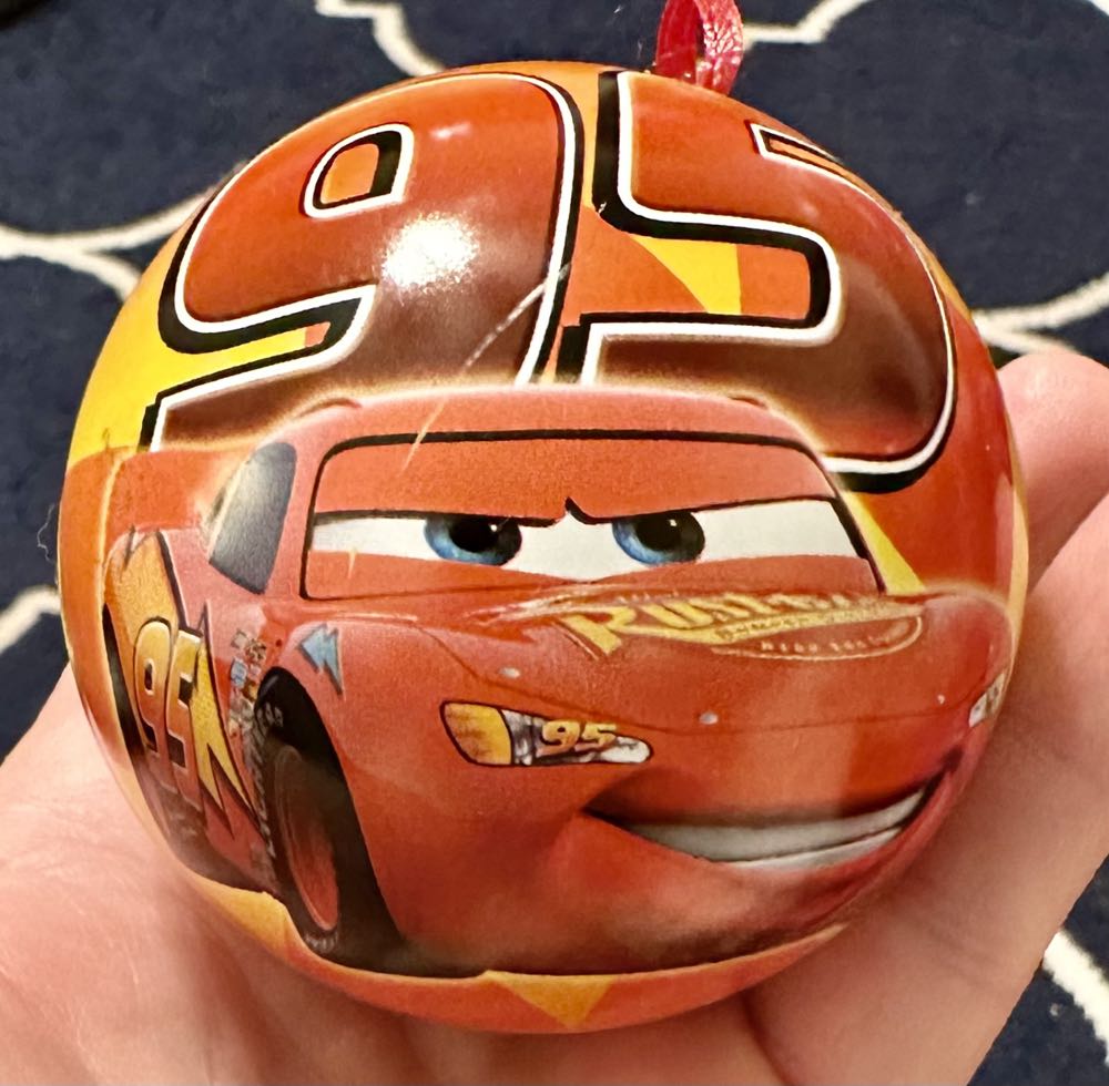 Disney Pixar Cars Movie Ball Ornanament  ornament collectible - Main Image 2