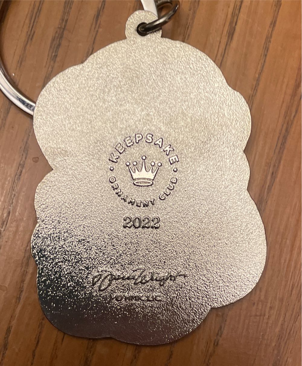 Snow Much Fun Enamel Key Ring  ornament collectible - Main Image 2