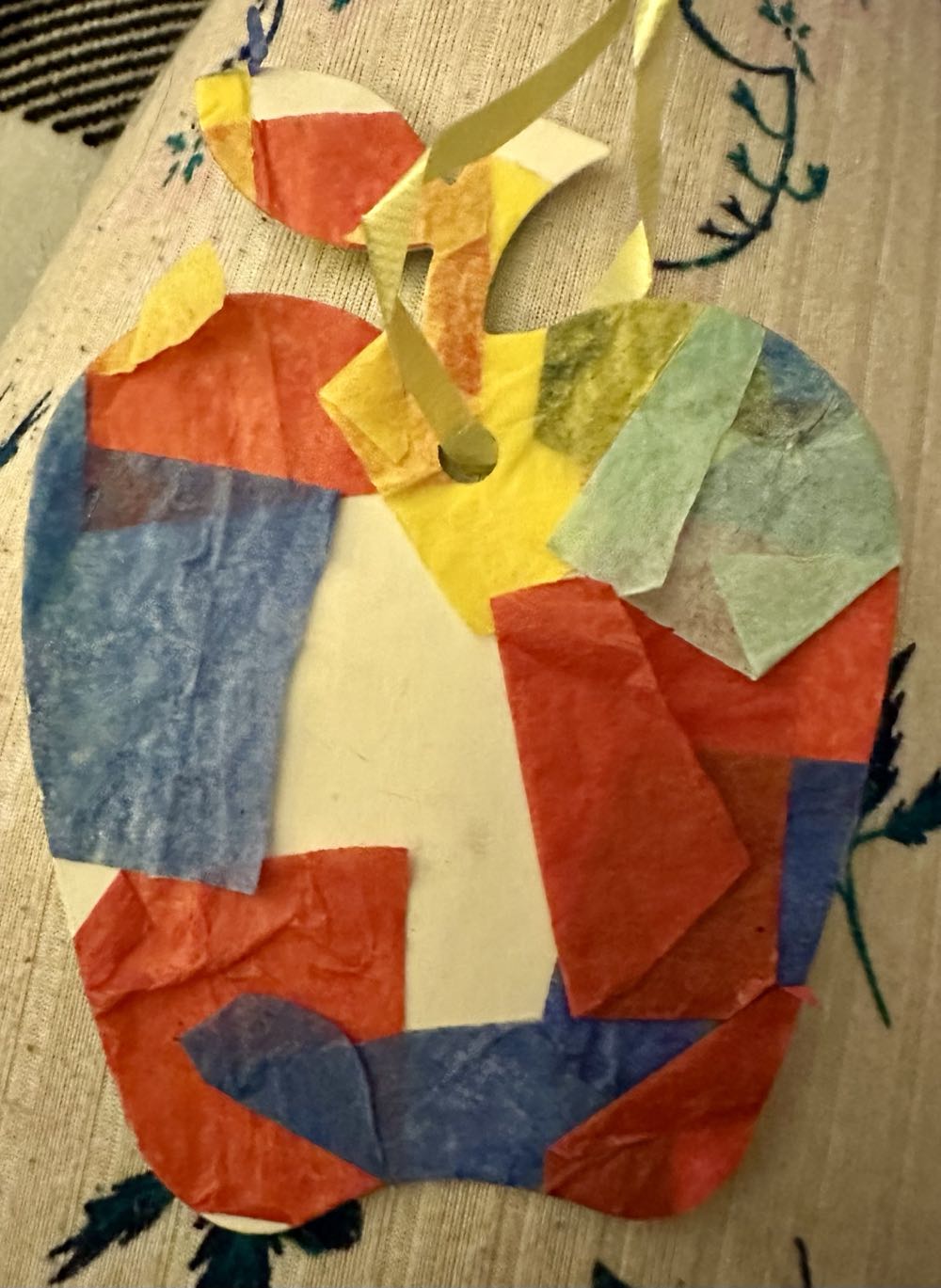 Paige’s School Made Apple  ornament collectible - Main Image 2