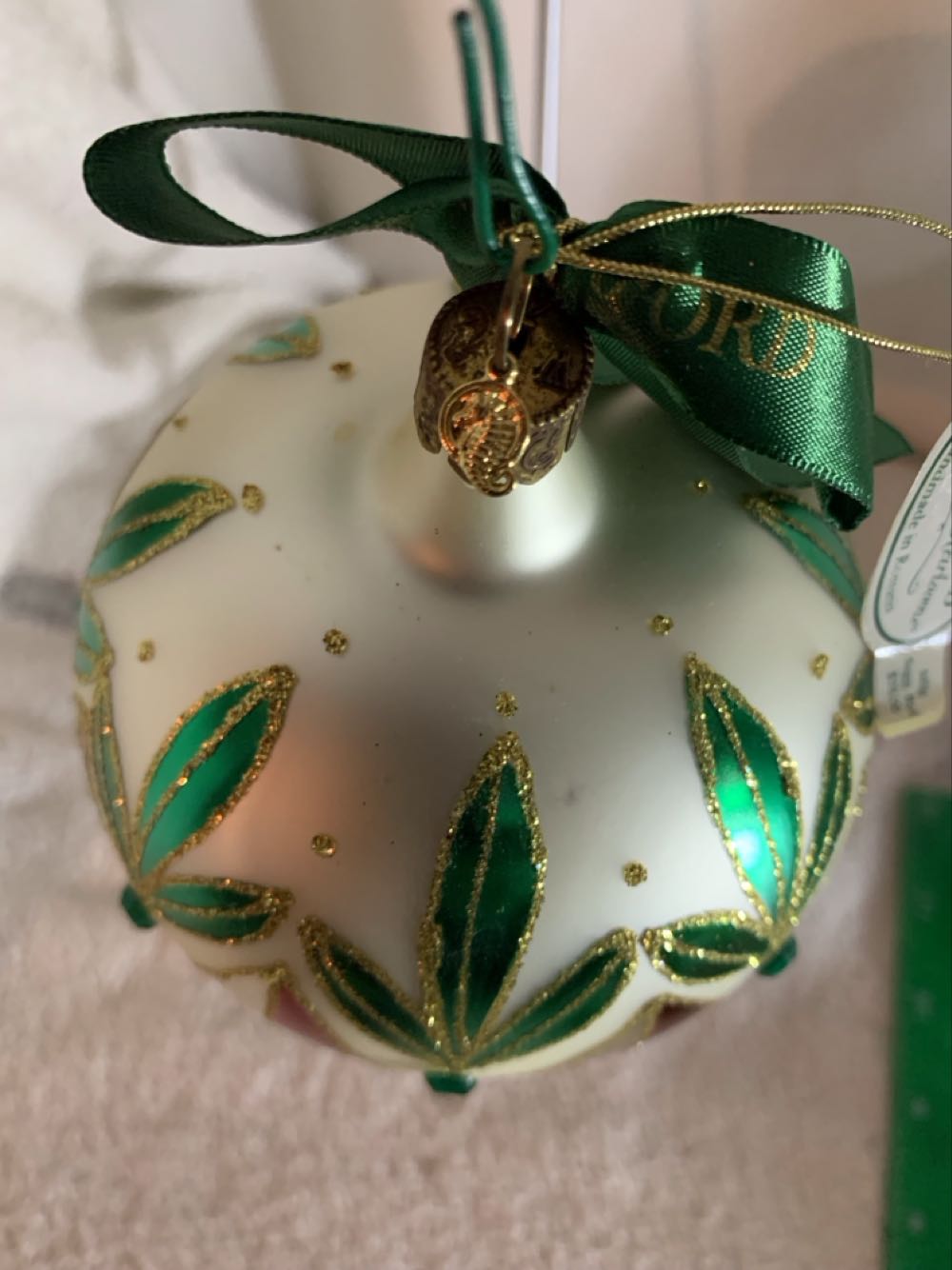 Christmas Banner - Holiday Heirlooms (Christmas Tree Ornament) ornament collectible - Main Image 3