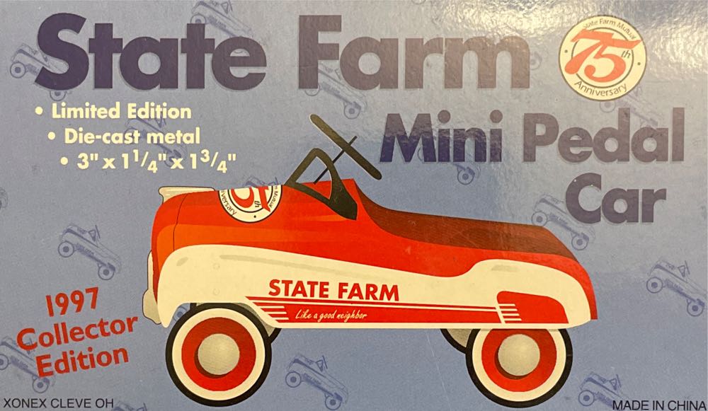 State Farm 75th Anniversary Mini Pedal Car Old - State Farm (State Farm) ornament collectible [Barcode 085475216552] - Main Image 2