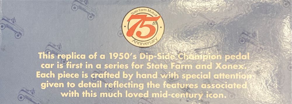 State Farm 75th Anniversary Mini Pedal Car Old - State Farm (State Farm) ornament collectible [Barcode 085475216552] - Main Image 3