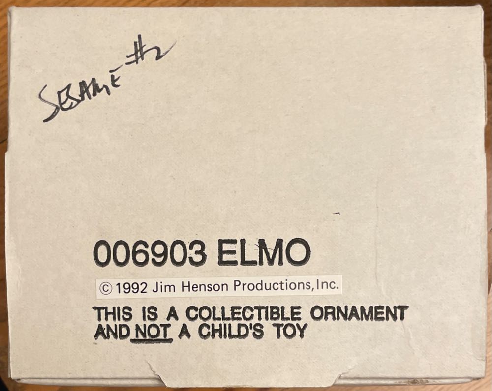Sesame Street Christmas - Elmo - Sesame Street (Muppets) ornament collectible - Main Image 3
