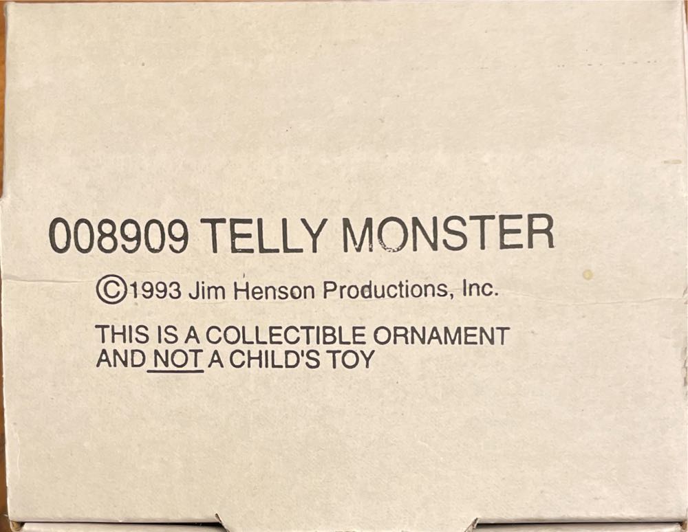 Sesame Street Christmas - Telly Monster - Sesame Street (Muppets) ornament collectible - Main Image 3