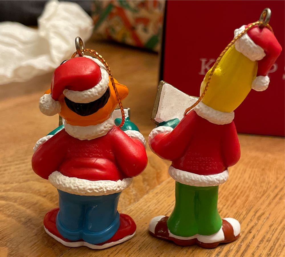 Bert & Ernie Caroler Ornaments - Sesame Street (Muppets) ornament collectible - Main Image 2