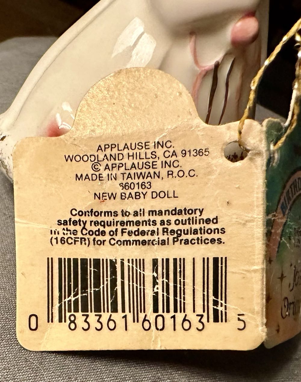 Josef Originals New Baby  ornament collectible [Barcode 083361601635] - Main Image 4