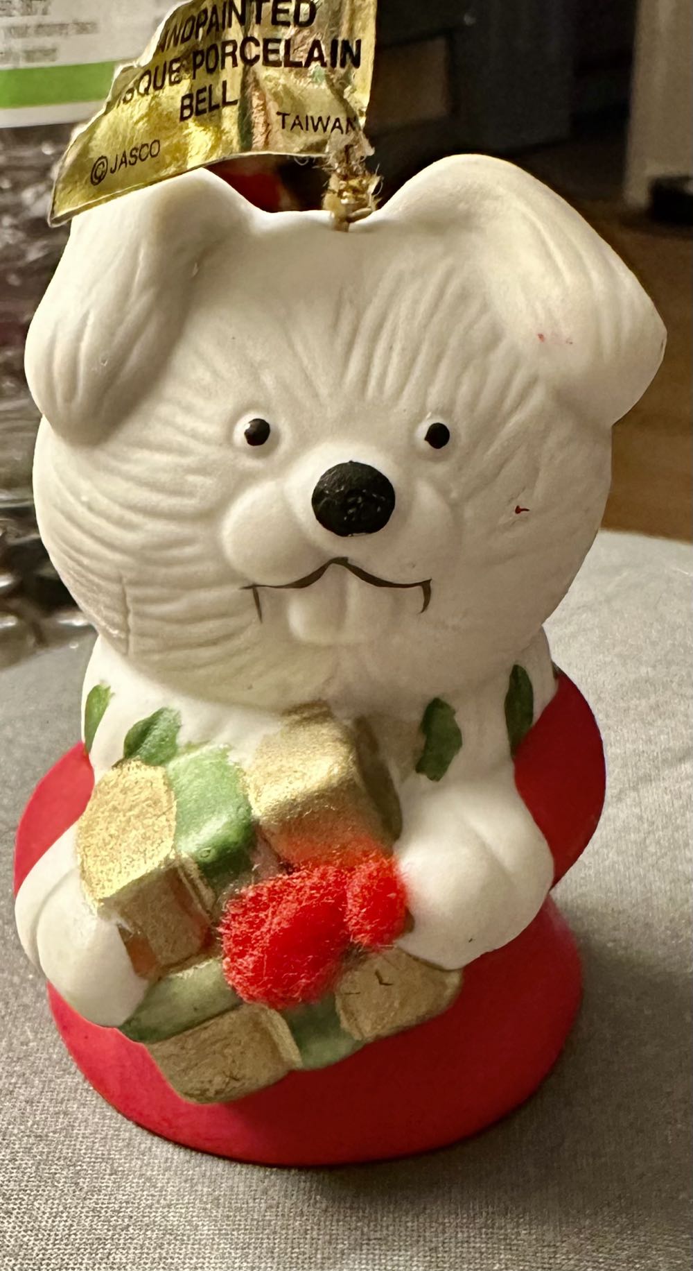 Nativity Wood Hoop Ornament