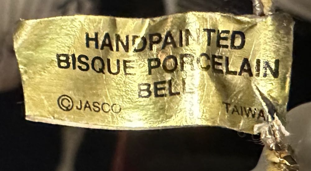 Lil Chimers Porcelain Bear Bell  ornament collectible - Main Image 3