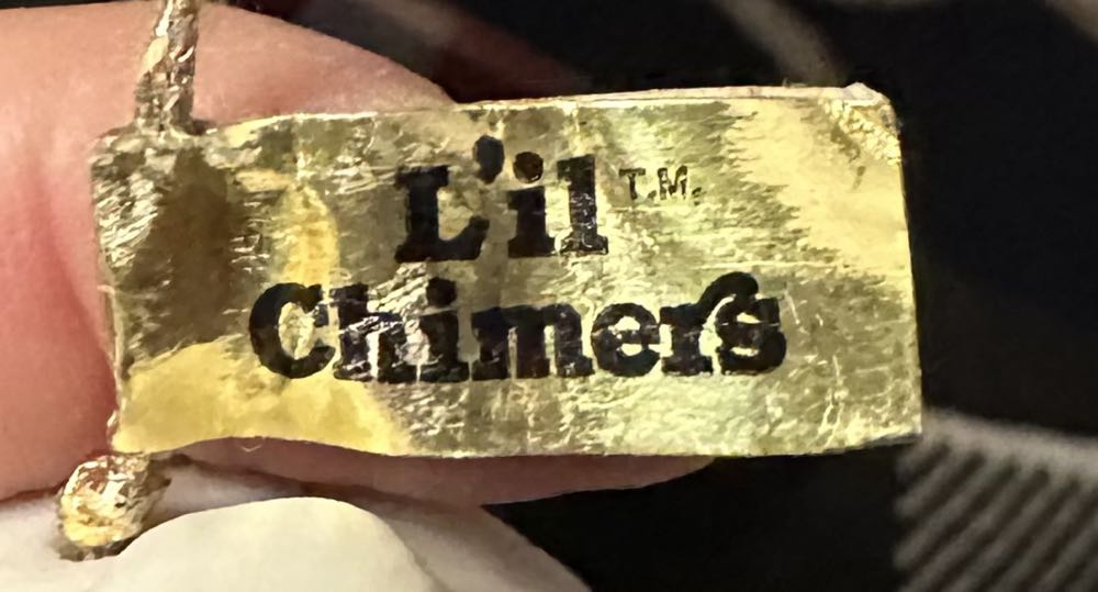 Lil Chimers Porcelain Bear Bell  ornament collectible - Main Image 4