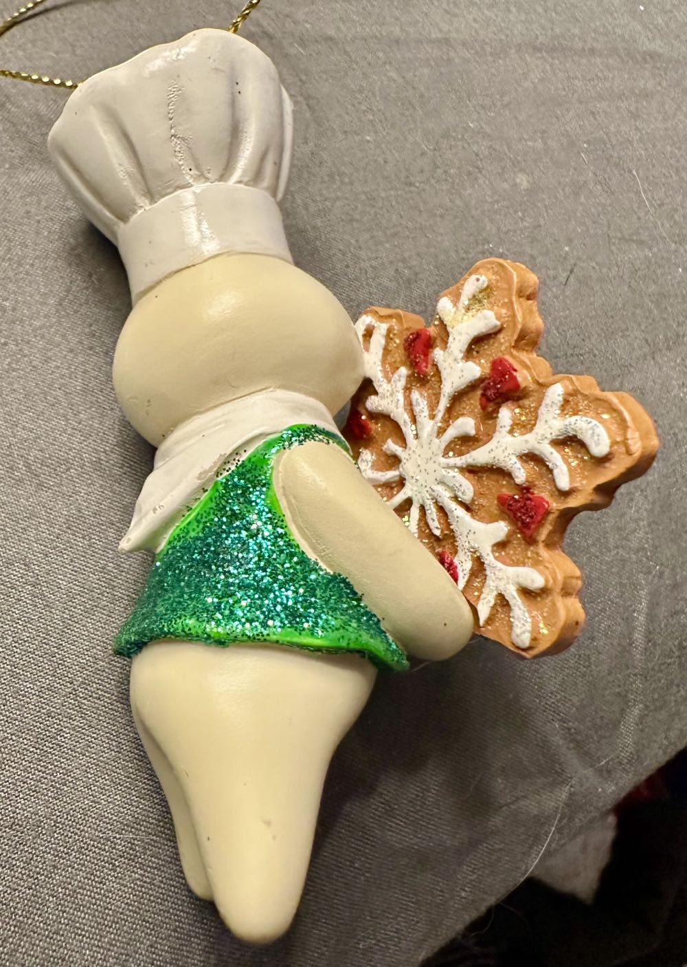 The Pillsbury Doughboy Glitter Ornament   ornament collectible - Main Image 2