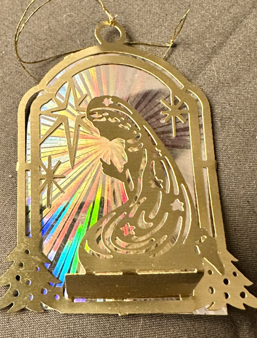 Metal Mary Ornament  ornament collectible - Main Image 2