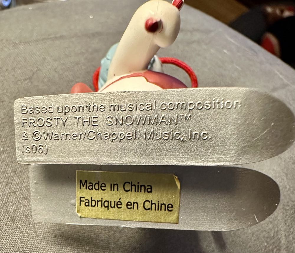 Frosty The Snowman Frosty’s Girlfriens  ornament collectible - Main Image 2
