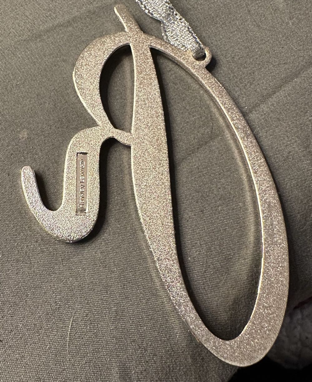 R Initial Ornament  ornament collectible - Main Image 2