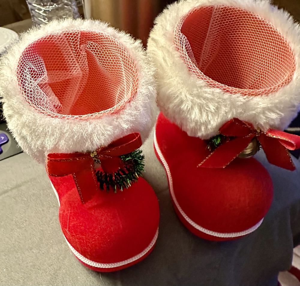 Santa’s Boots  ornament collectible - Main Image 2