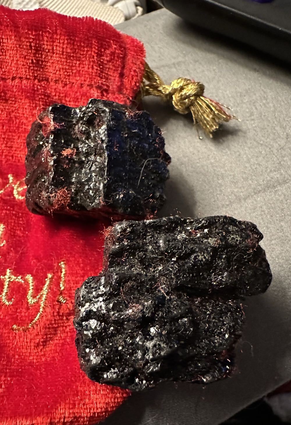 You’ve Been Naughty Bag With Coal  ornament collectible - Main Image 2