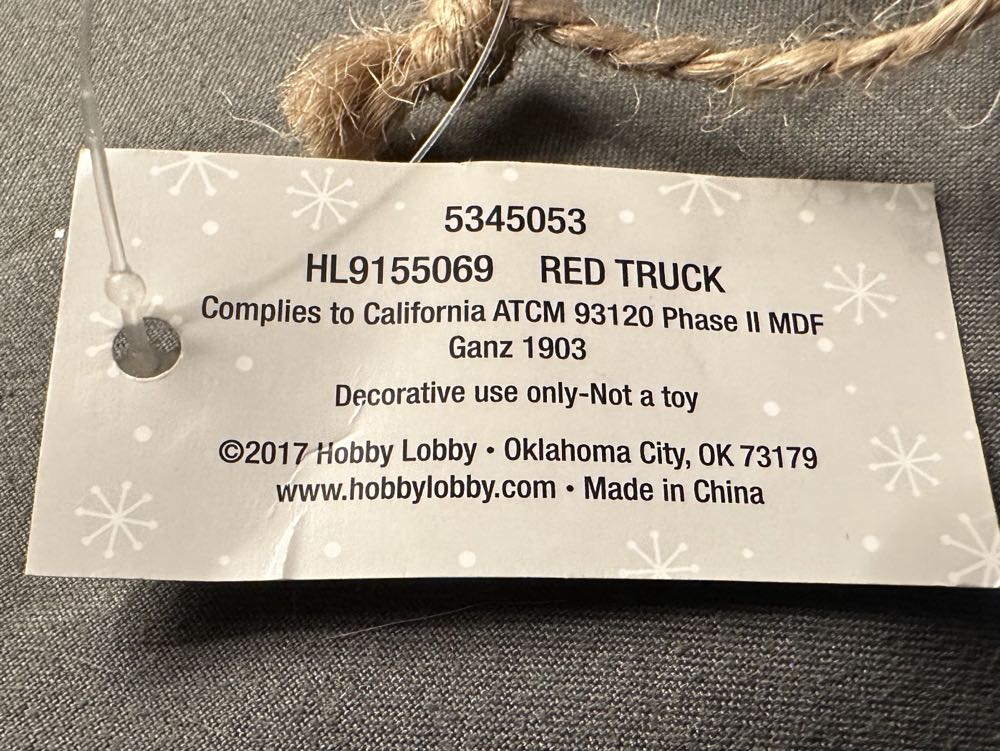 Home Is Where Your Mom Is Truck Ornament  ornament collectible [Barcode 5345053] - Main Image 3