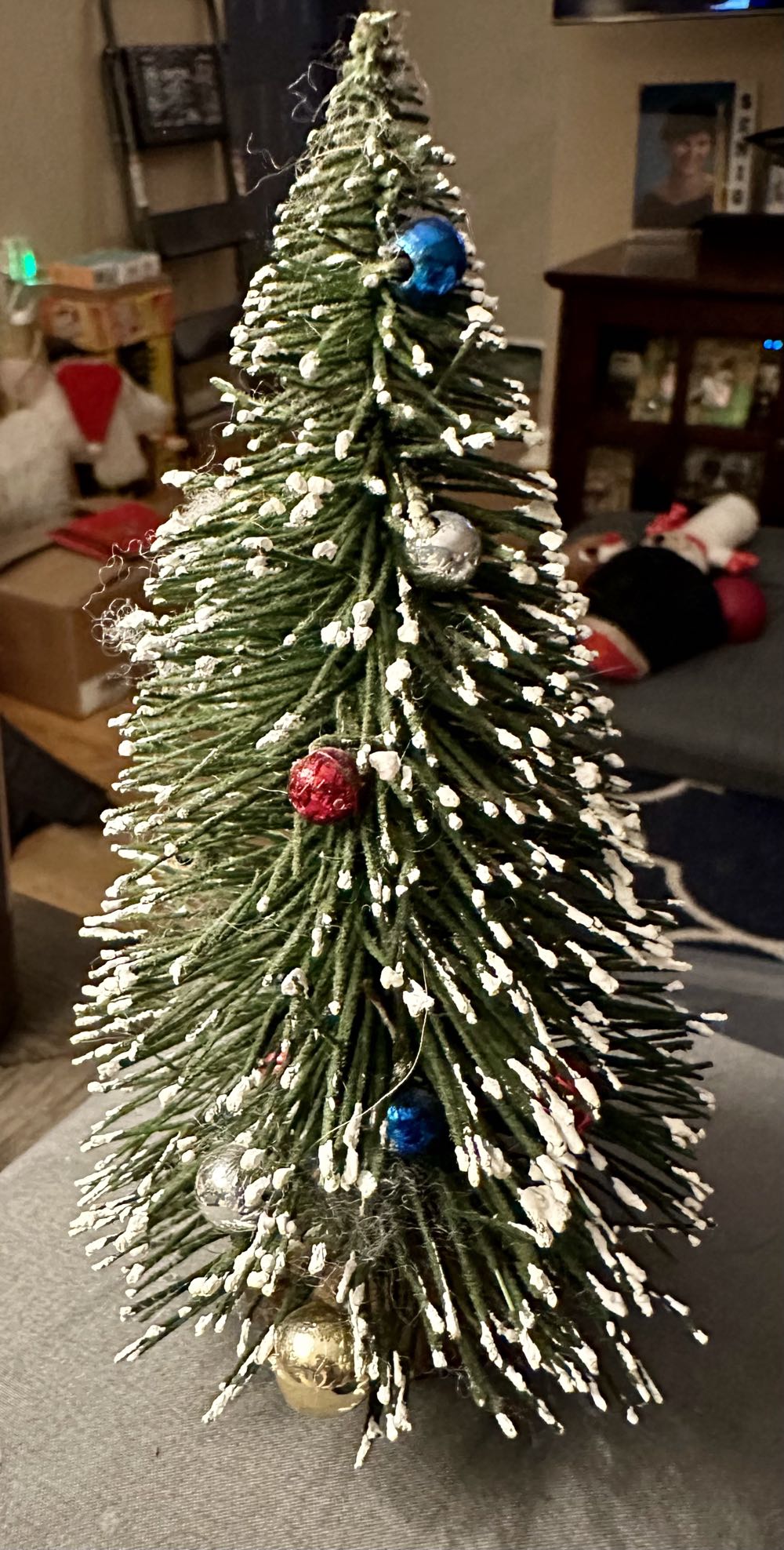 Christmas Village Tree  ornament collectible - Main Image 2