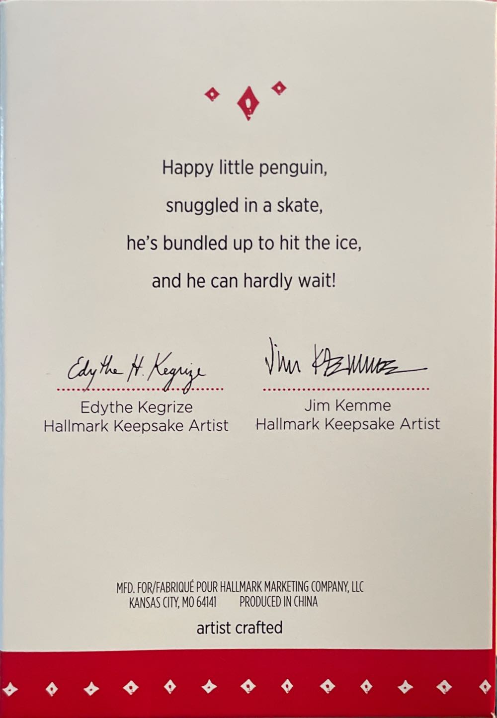 Cozy On Ice - Penguins (Miscellaneous) ornament collectible - Main Image 2