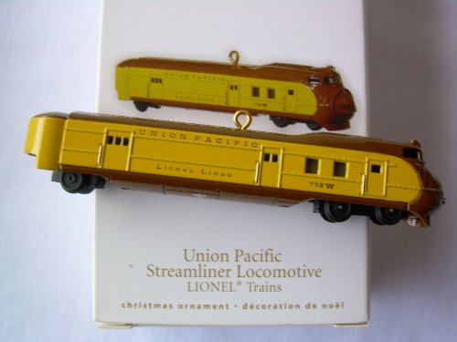 Hallmark 2010 Union Pacific Streamliner Locomotive Lionel Train  ornament collectible [Barcode 0795902133825] - Main Image 1