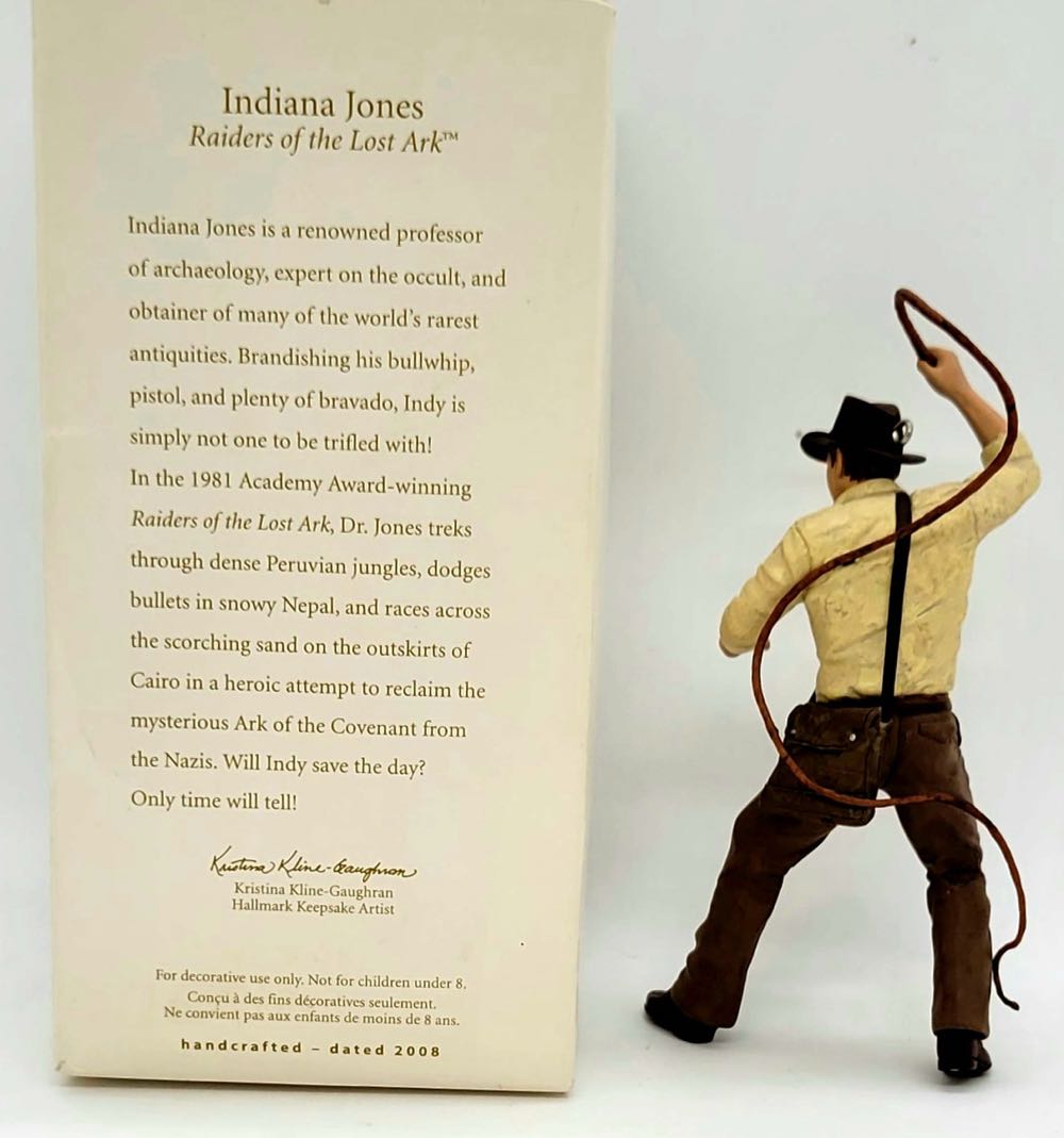 Indiana Jones And The Raiders Of The Lost Ark 2008 - Indiana Jones (Indiana Jones and the Raiders of the Lost Ark) ornament collectible [Barcode 0795902034993] - Main Image 3