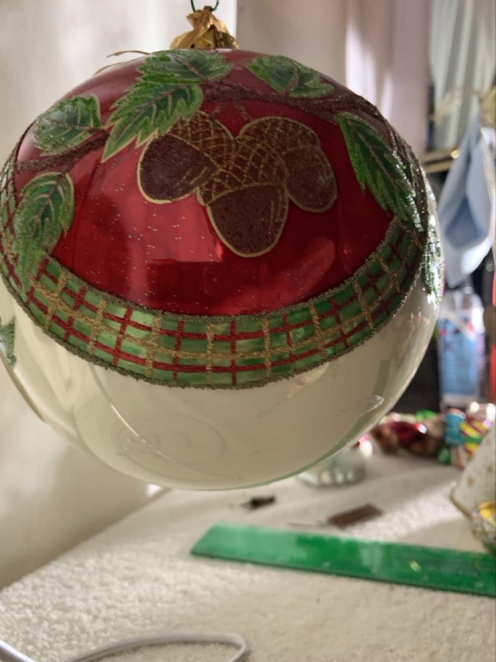 Sugar Plums & Ribbons  (Christmas Tree Ornament) ornament collectible - Main Image 2