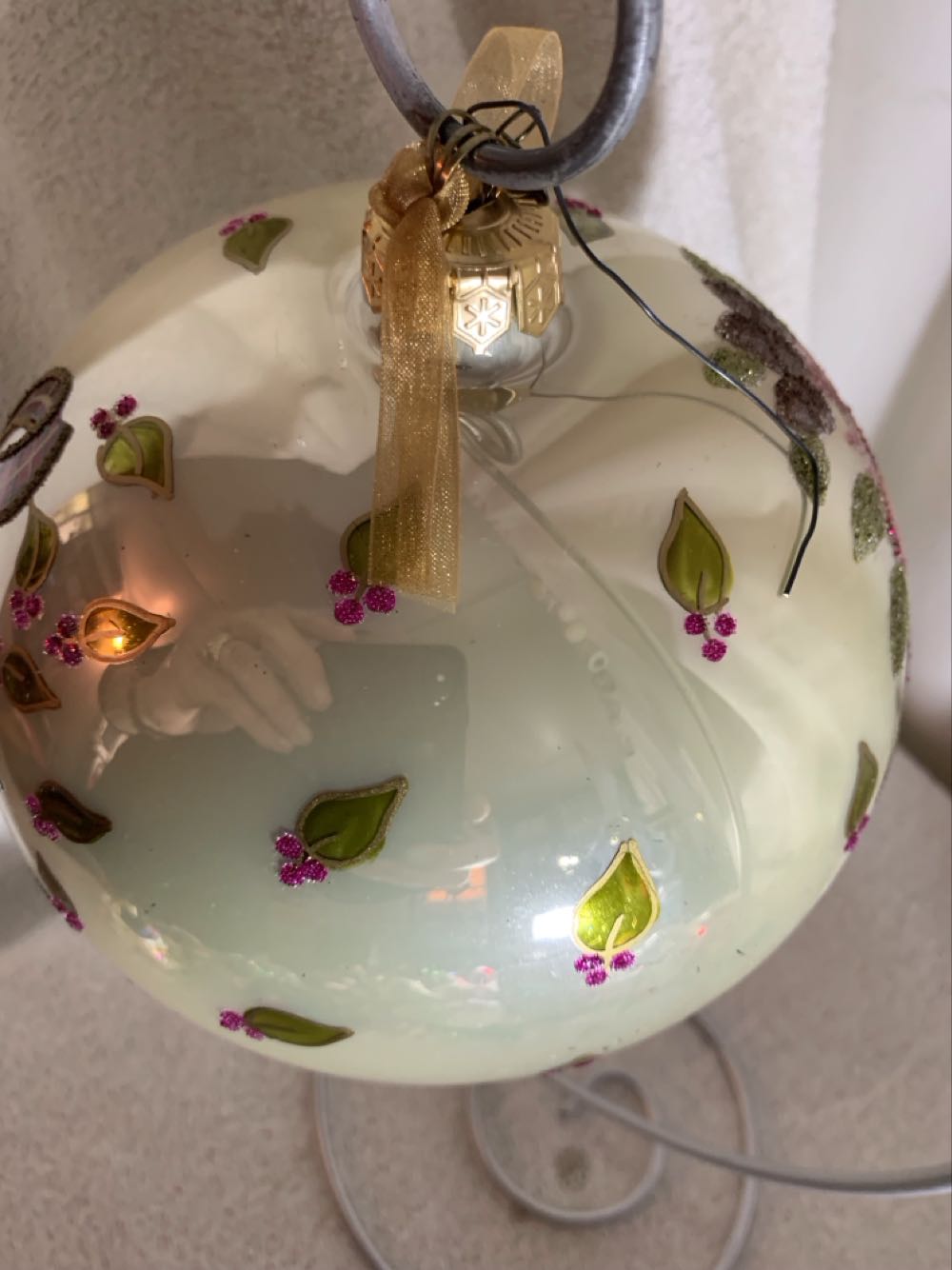 Pear Tree, Fruit With Ribbons  (Christmas Tree Ornament) ornament collectible - Main Image 3