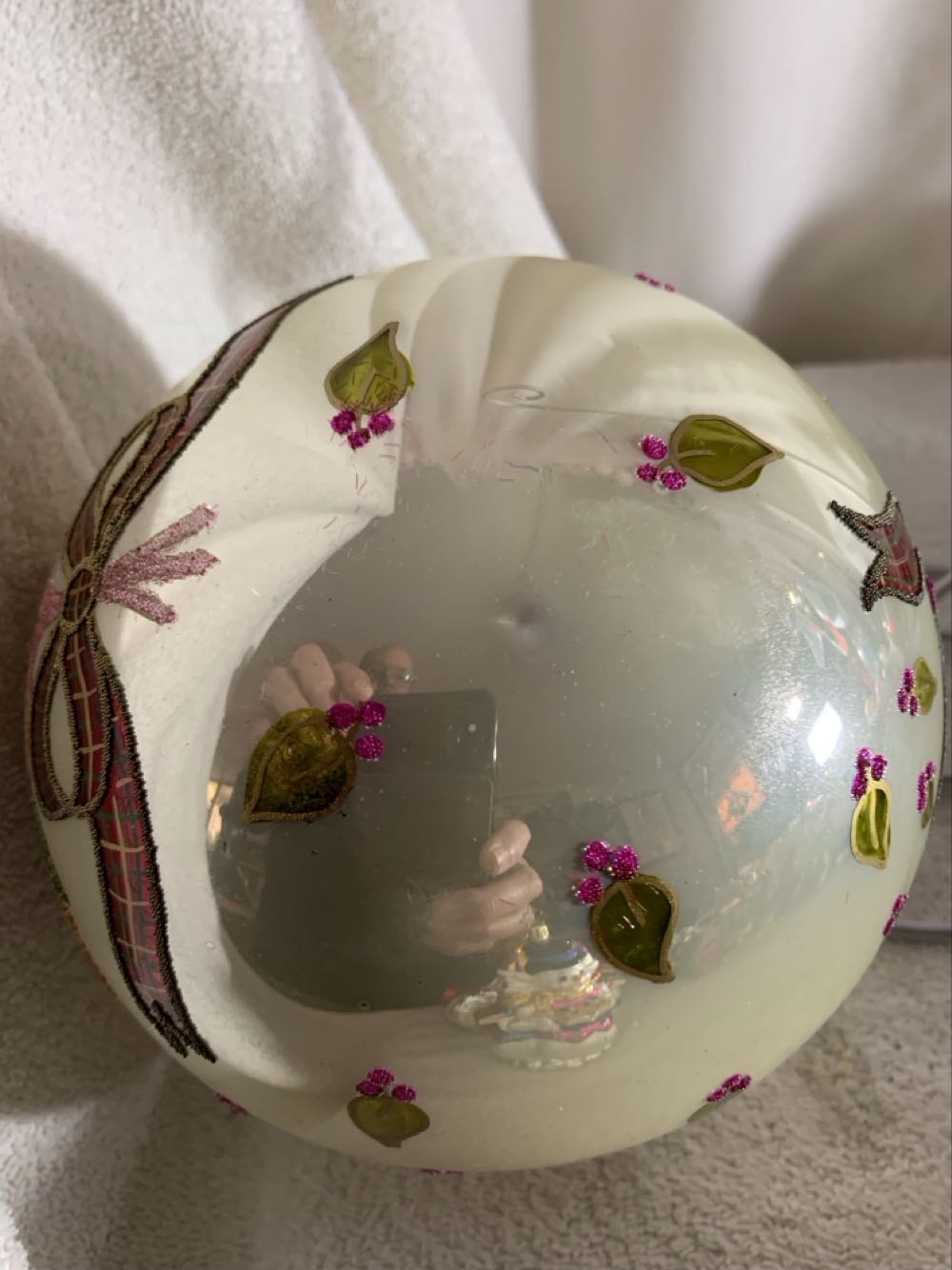 Pear Tree, Fruit With Ribbons  (Christmas Tree Ornament) ornament collectible - Main Image 4