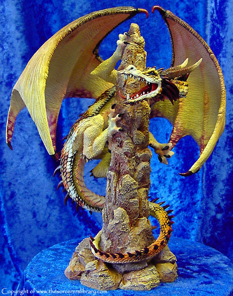 Triple Indent Drop (Harlequin-Yellow, Red Bottom), Large